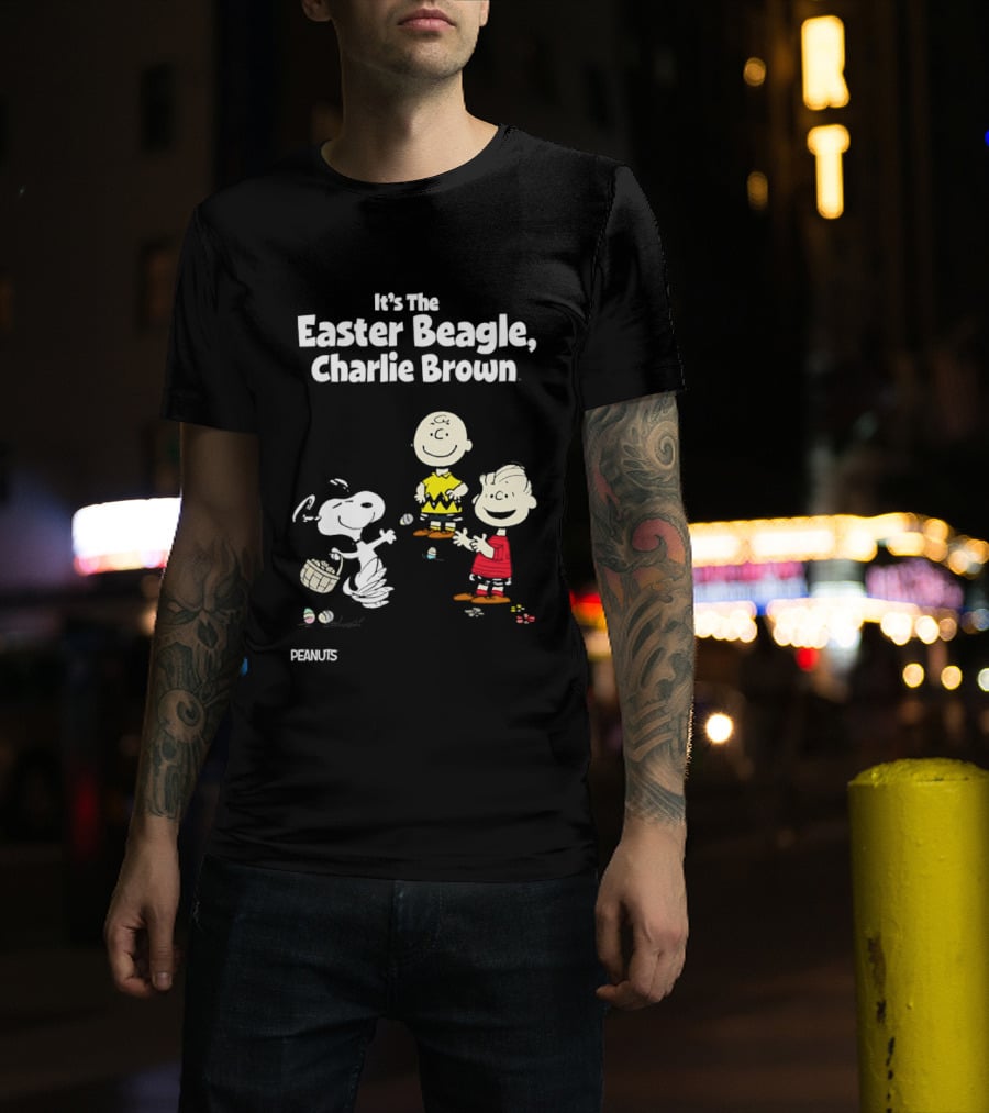 It's The Easter Beagle Charlie Brown Peanuts Snoopy Woodstock T-Shirt