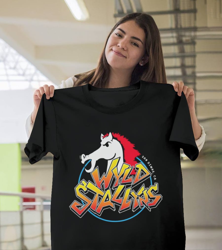 Wyld Stallyns Horse Emblem San Dimas CA T-Shirt