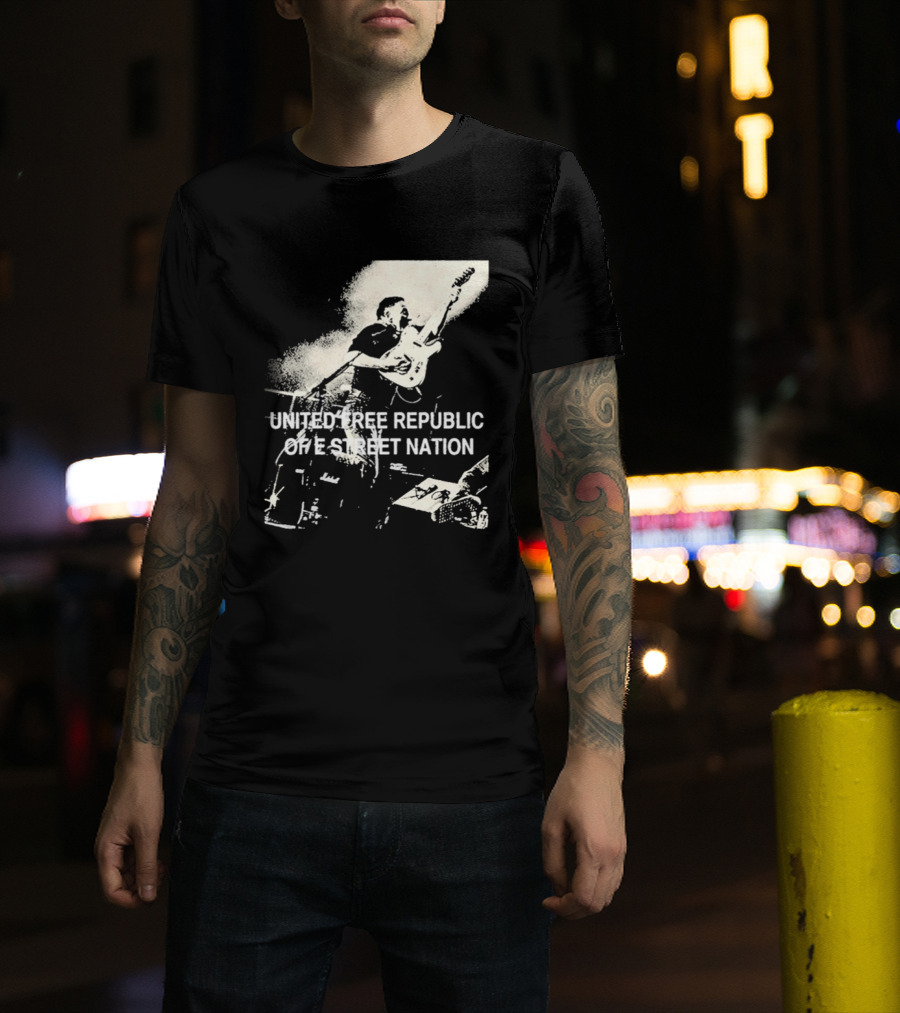 Bruce Springsteen 2026 Land Of Hope And Dreams American Tour United Free Republic One Street Nation T-Shirt