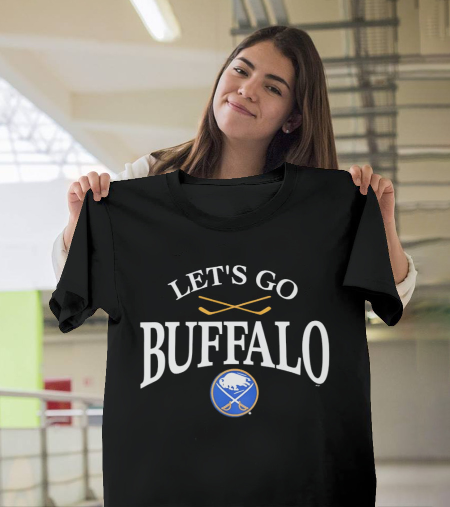 Let's Go Buffalo Sabres Royal Cross Town T-Shirt
