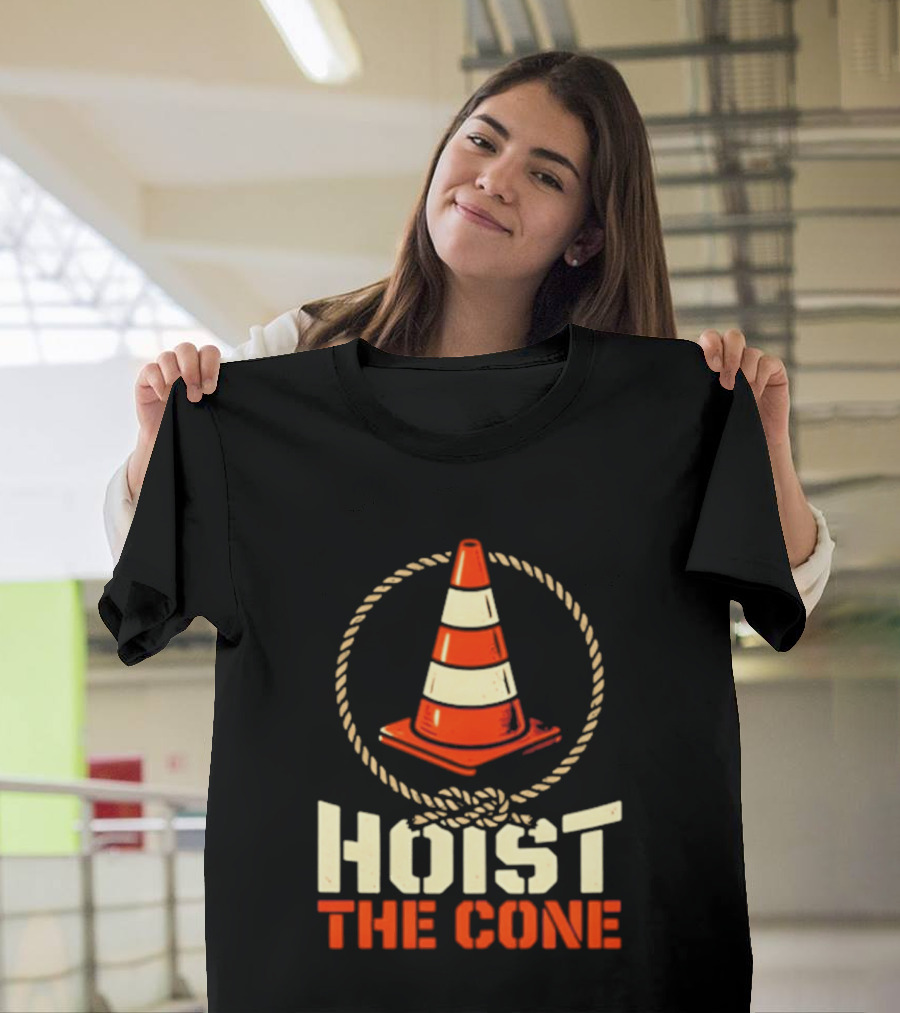 Pittsburgh Pirates Hoist The Cone Rope Traffic Cone T-Shirt