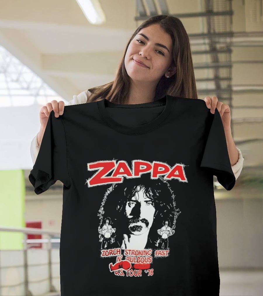 Zappa Zorch Stroking Fast N' Bulbous US Tour 78 T-Shirt