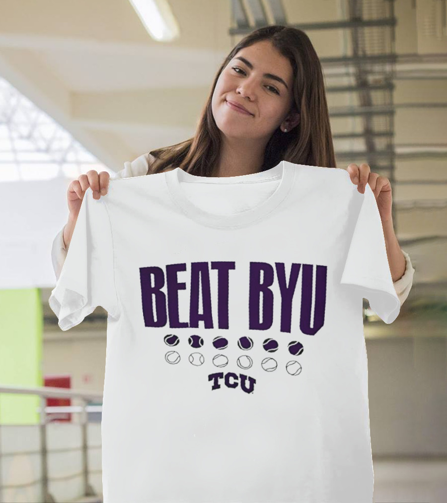 TCU Beat BYU Baseball Football Rivalry T-Shirt
