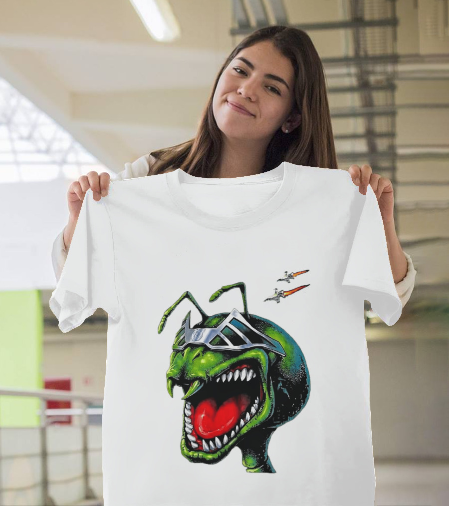 Hellstar Anthony Edwards Ant Man Alien Creature With Sunglasses And Spacecrafts T-Shirt