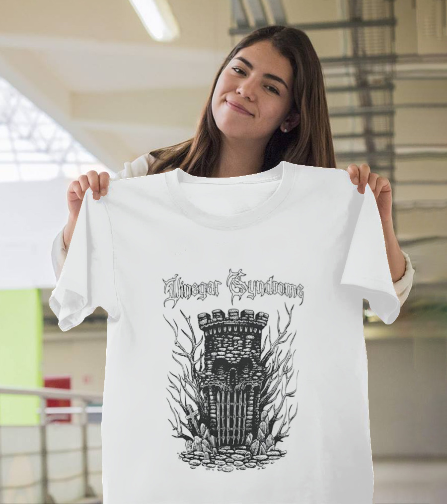 Vinegar Syndrome Castle Gate Gothic Tower T-Shirt