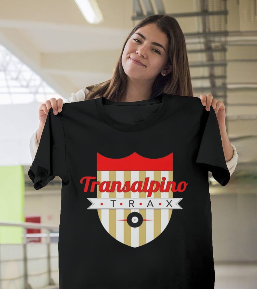 Transalpino Trax Shield Stripes And Record T-Shirt
