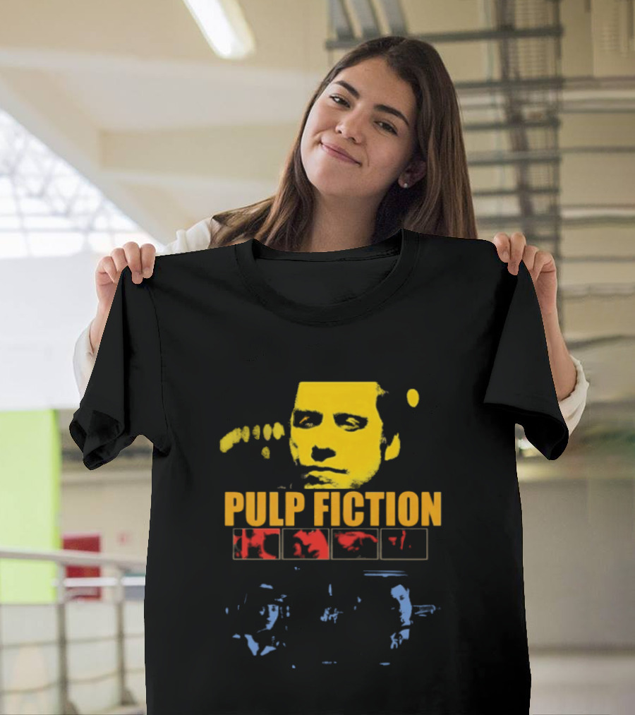 Pulp Fiction John Travolta Iconic Character Retro Movie T-Shirt