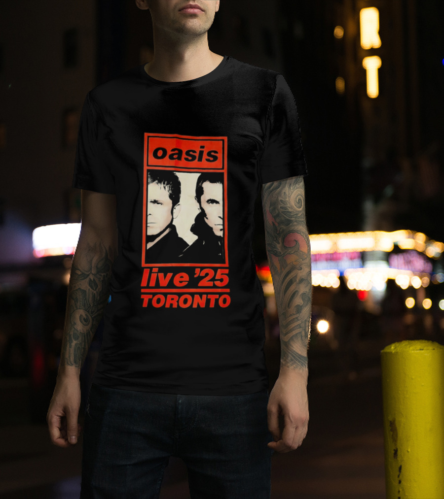 Oasis Live '25 Toronto Concert Event T-Shirt