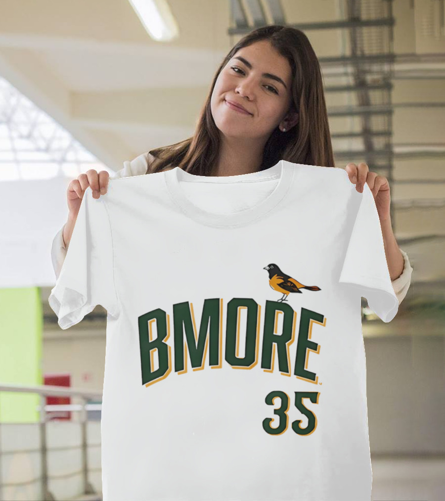 Baltimore Orioles Bmore 35 City Connect Bird T-Shirt