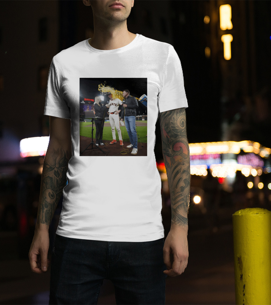 Daniel Susac Interview Oracle Park San Francisco Giants Celebration Moment T-Shirt