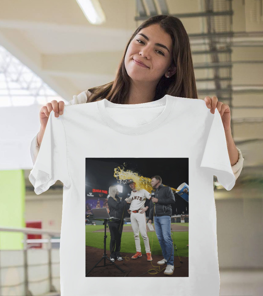 Daniel Susac Interview Oracle Park San Francisco Giants Celebration Moment T-Shirt