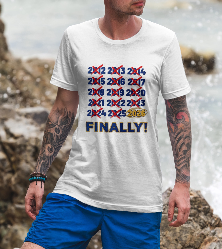 Finally 2026 Buffalo Sabres NHL T-Shirt