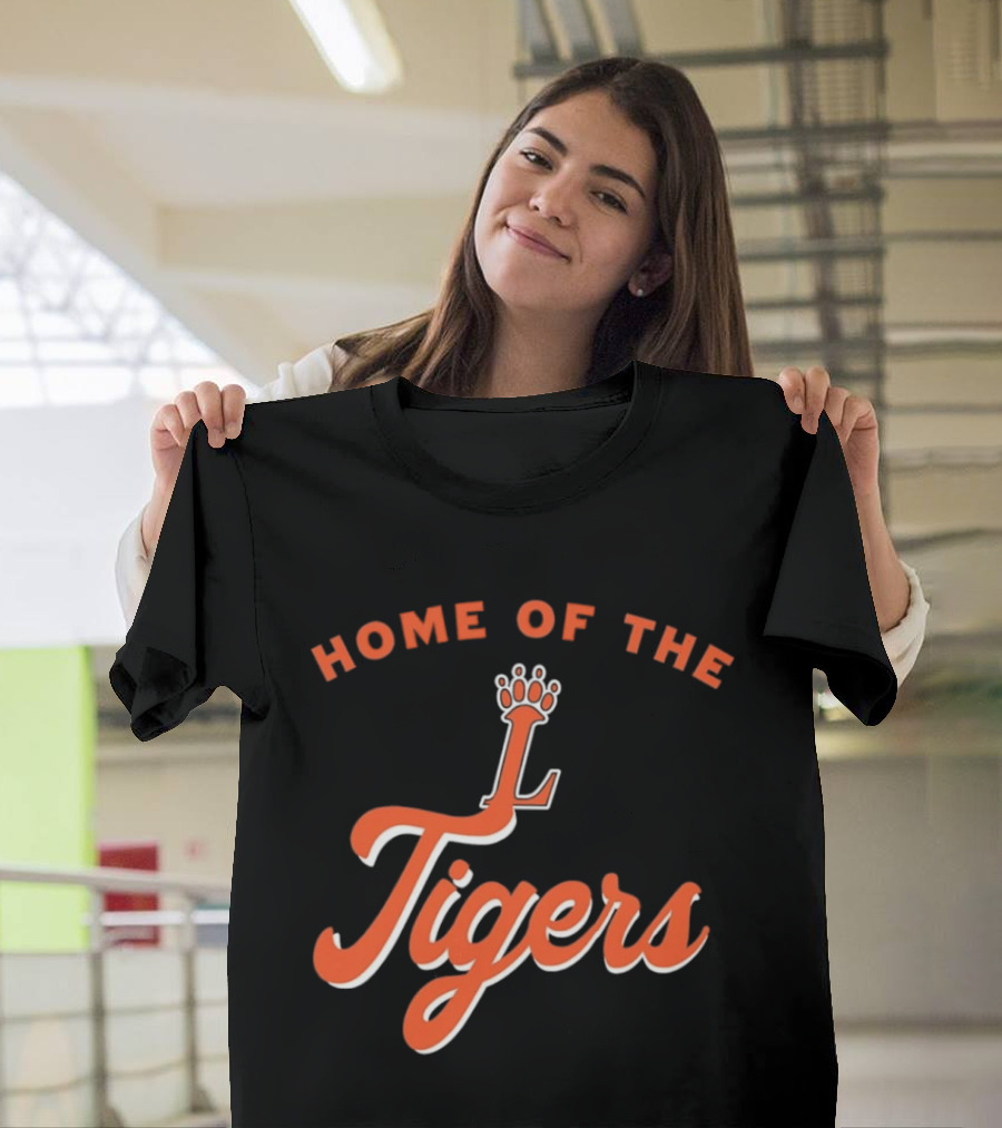 Loveland High School Home of the Tigers Orange Crowned T-Shirt