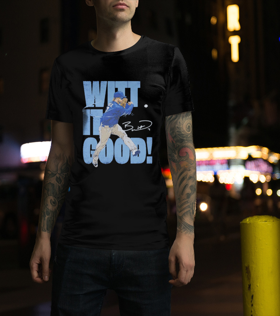 Bobby Witt Jr Kansas City Royals Witt It Good Celebrating Baseball Excellence T-Shirt