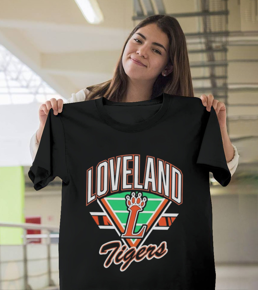 Loveland Tigers Football Gridiron Team T-Shirt