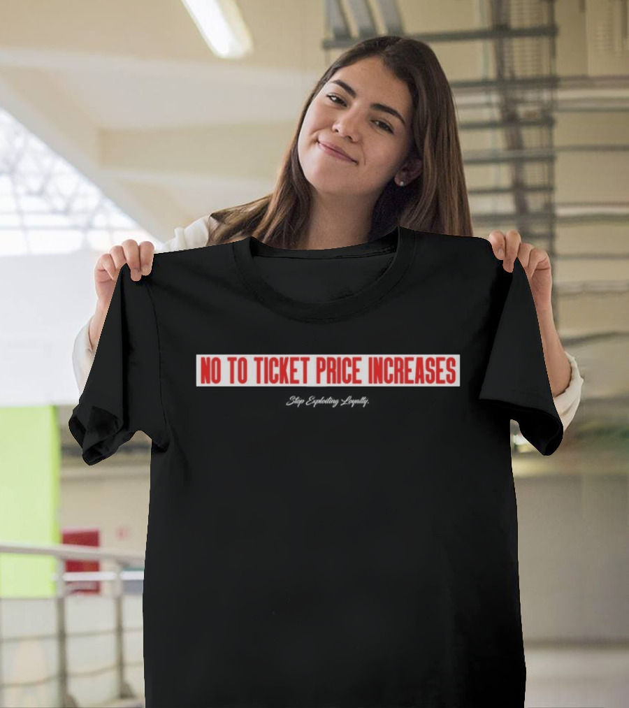 No To Ticket Price Increases Protest Movement T-Shirt