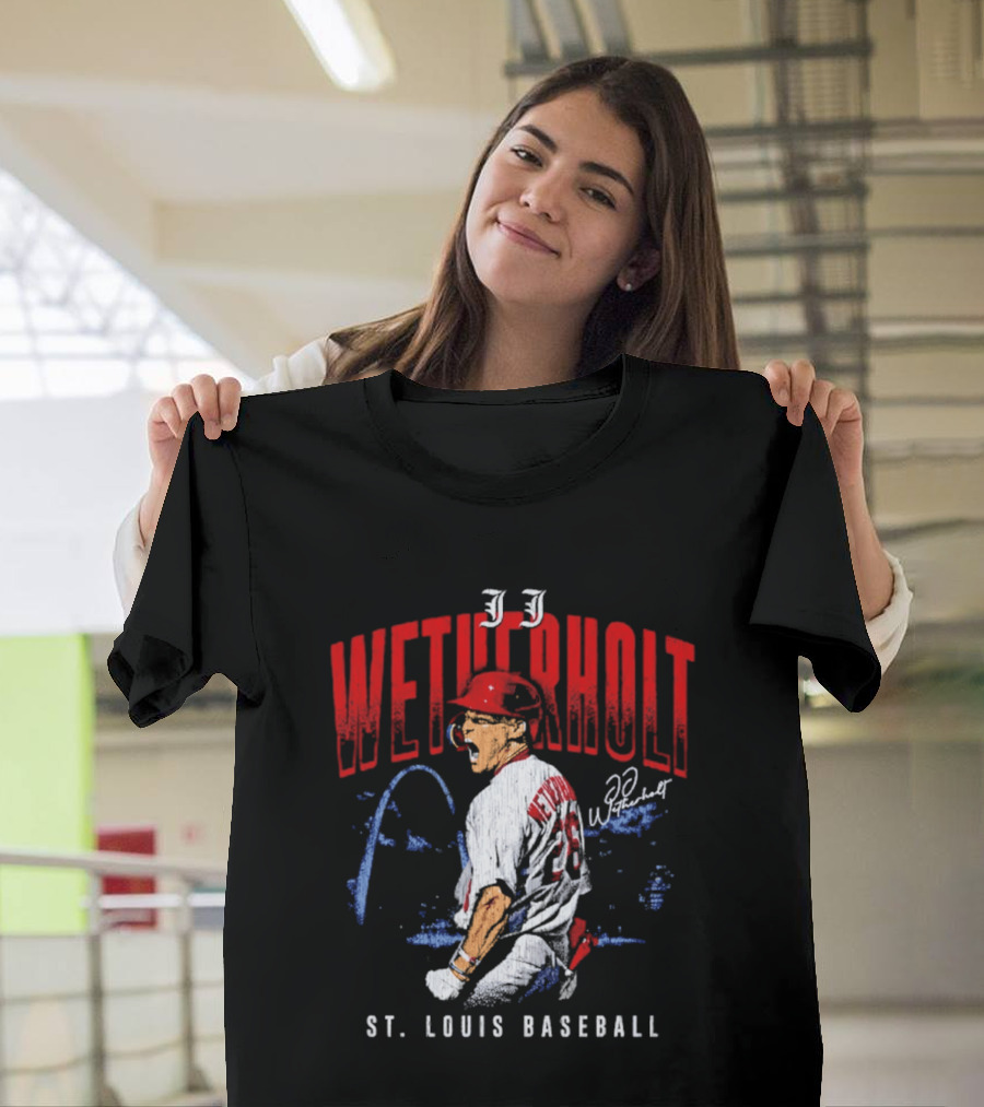 JJ Wetherholt St Louis Baseball Arch 32 T-Shirt