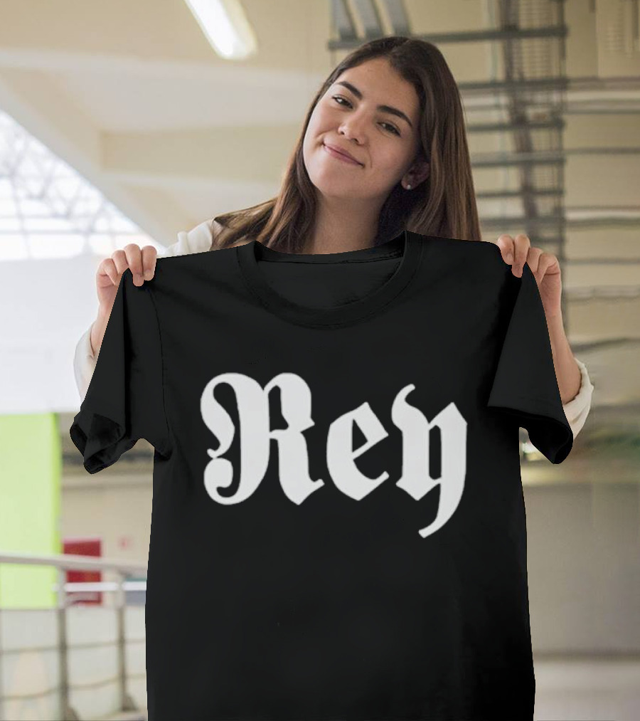 Rey Mysterio Hey Gothic Font T-Shirt