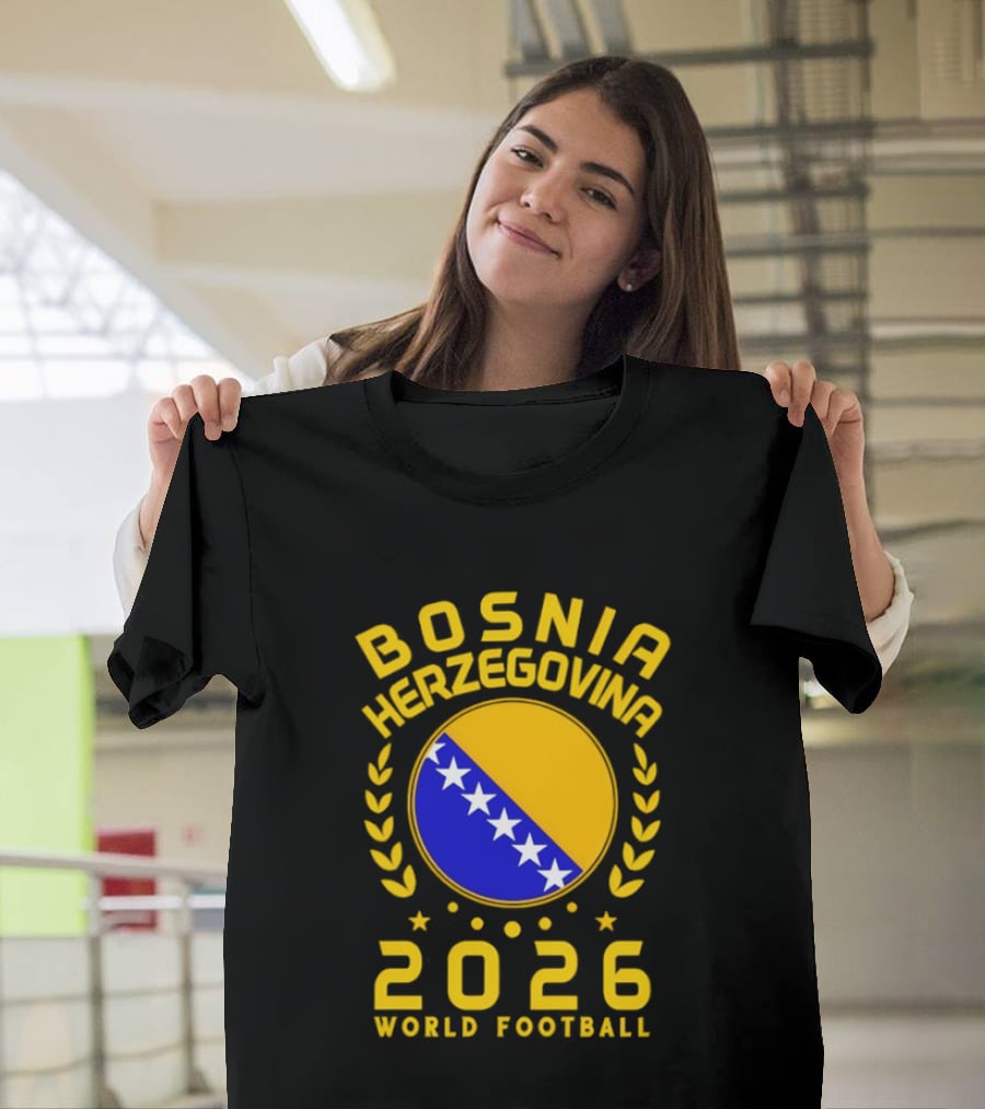 Bosnia Herzegovina World Football 2026 Supporter T-Shirt