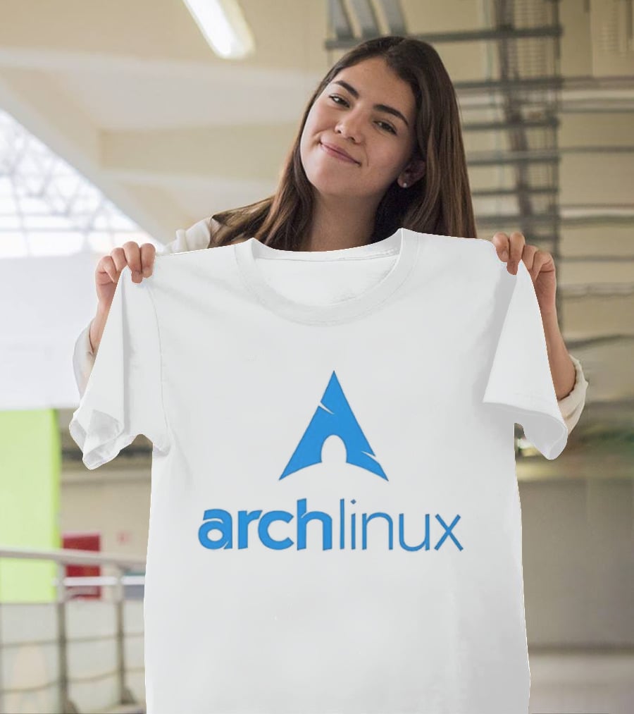 Arch Linux Blue A T-Shirt