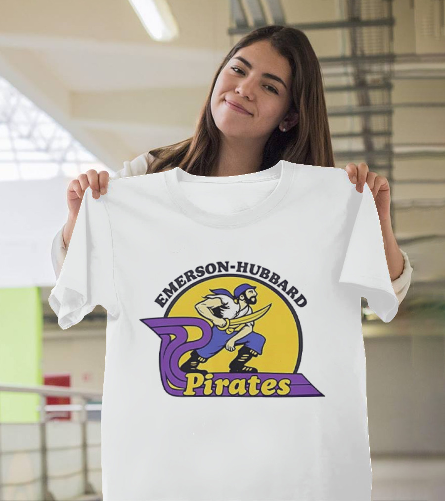 Emerson Hubbard Pirates 1983 Swordsman Yellow T-Shirt