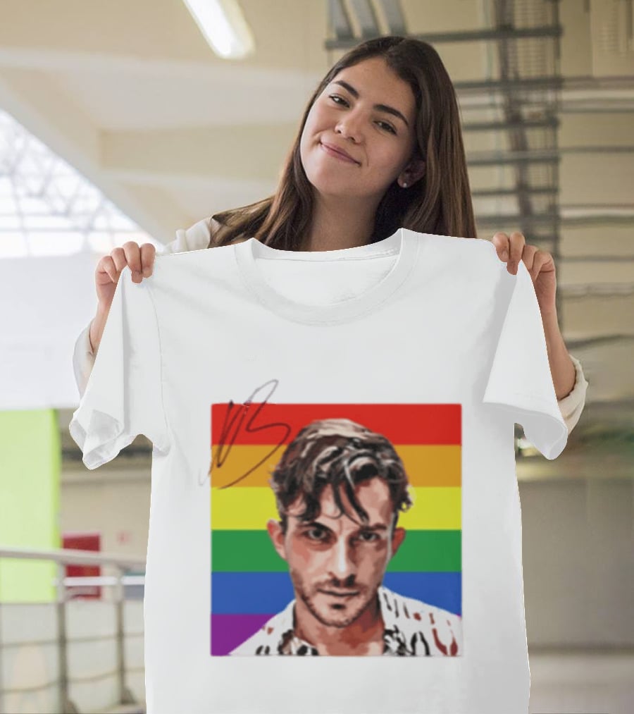 Jonathan Bailey LGBTQ+ Rainbow T-Shirt