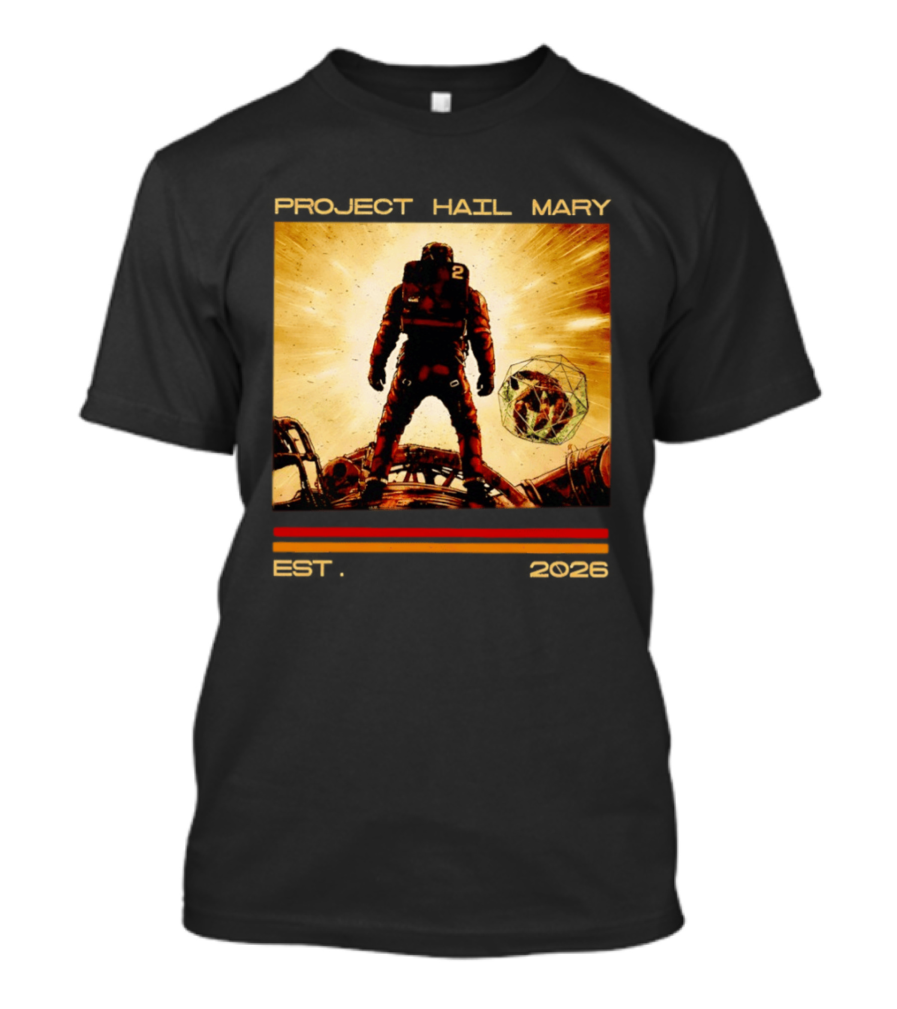 Andy Wei Project Hail Mary 2 Astronaut Est 2026 T-Shirt