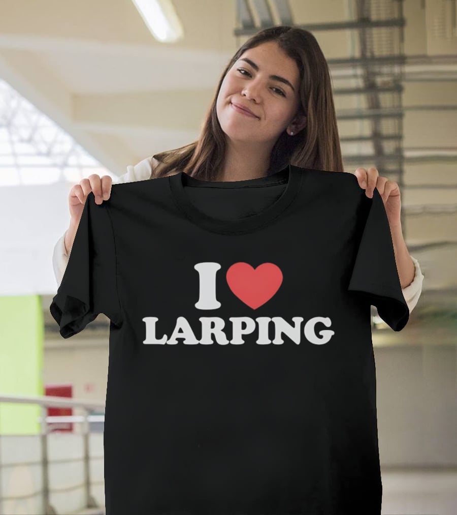 I Heart Larping Red Heart T-Shirt