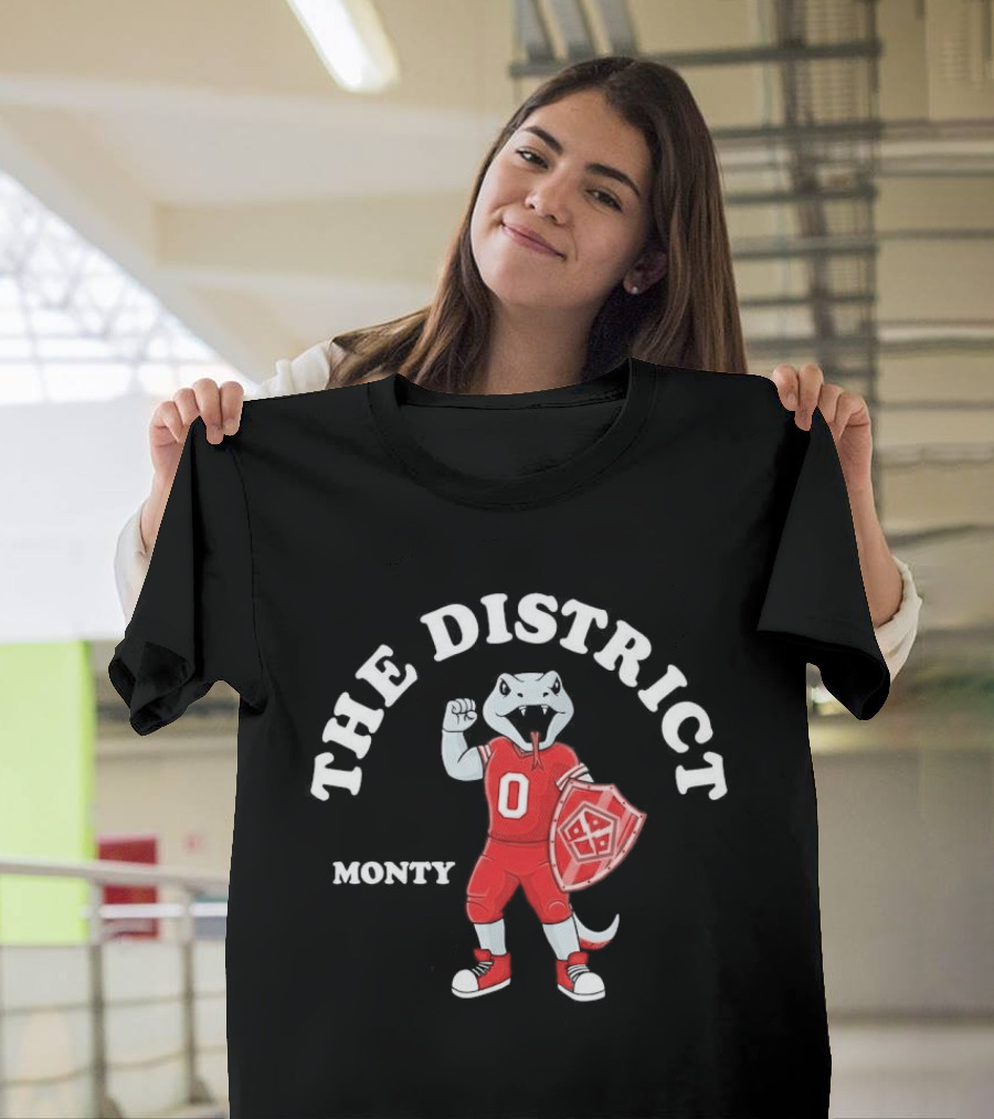 The District Monty DC Defenders 2026 Football Shield T-Shirt
