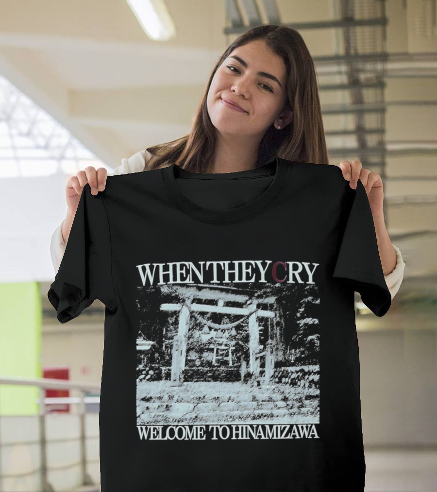 When They Cry Welcome To Hinamizawa Torii Gate Symbolism T-Shirt