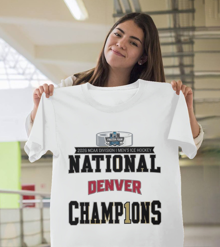 Denver Pioneers College Ice Hockey 11x National Champions T-Shirt
