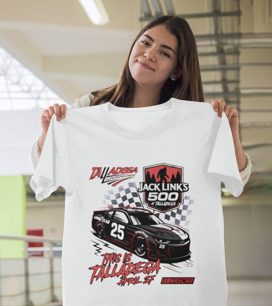 Jack Link's 500 Ghost Car Talladega April 27 NASCAR Racing T-Shirt