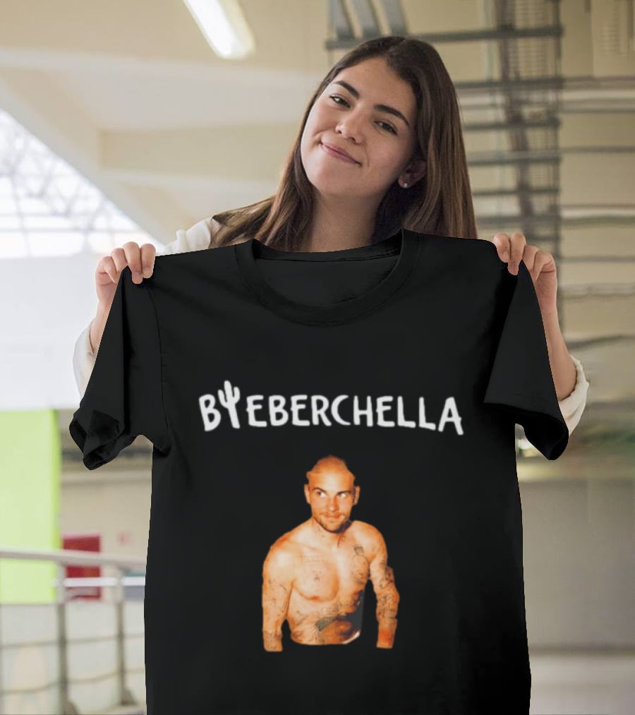 Bieberchella Tattooed Justin Bieber Humor T-Shirt