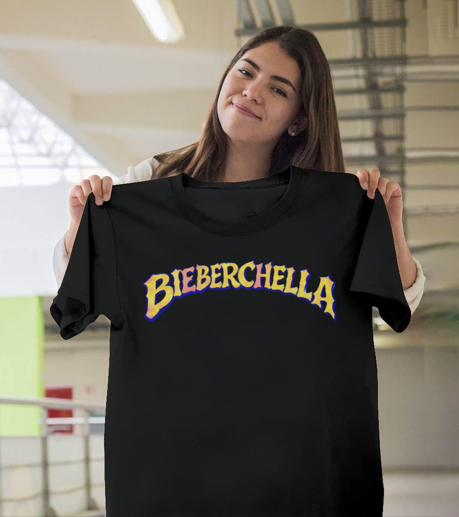 Bieberchella Pastel Classic Arch Lettering T-Shirt