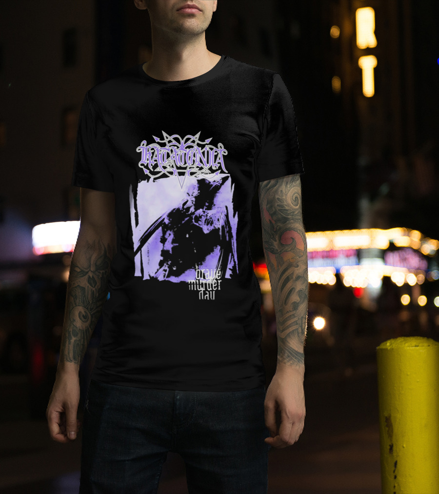 Katatonia Brave Murder Day Album Cover Art Purple Abstract T-Shirt