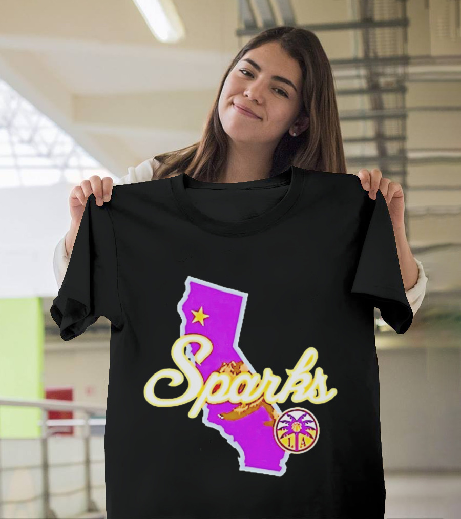 Los Angeles Sparks Hometown 2026 WNBA Draft New Era T-Shirt