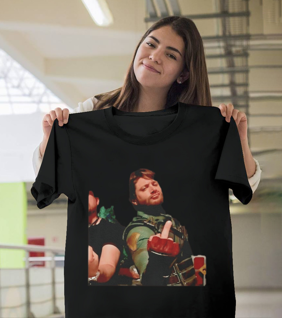 Soldier Boy Middle Finger Humorous The Boys Character Fandom T-Shirt