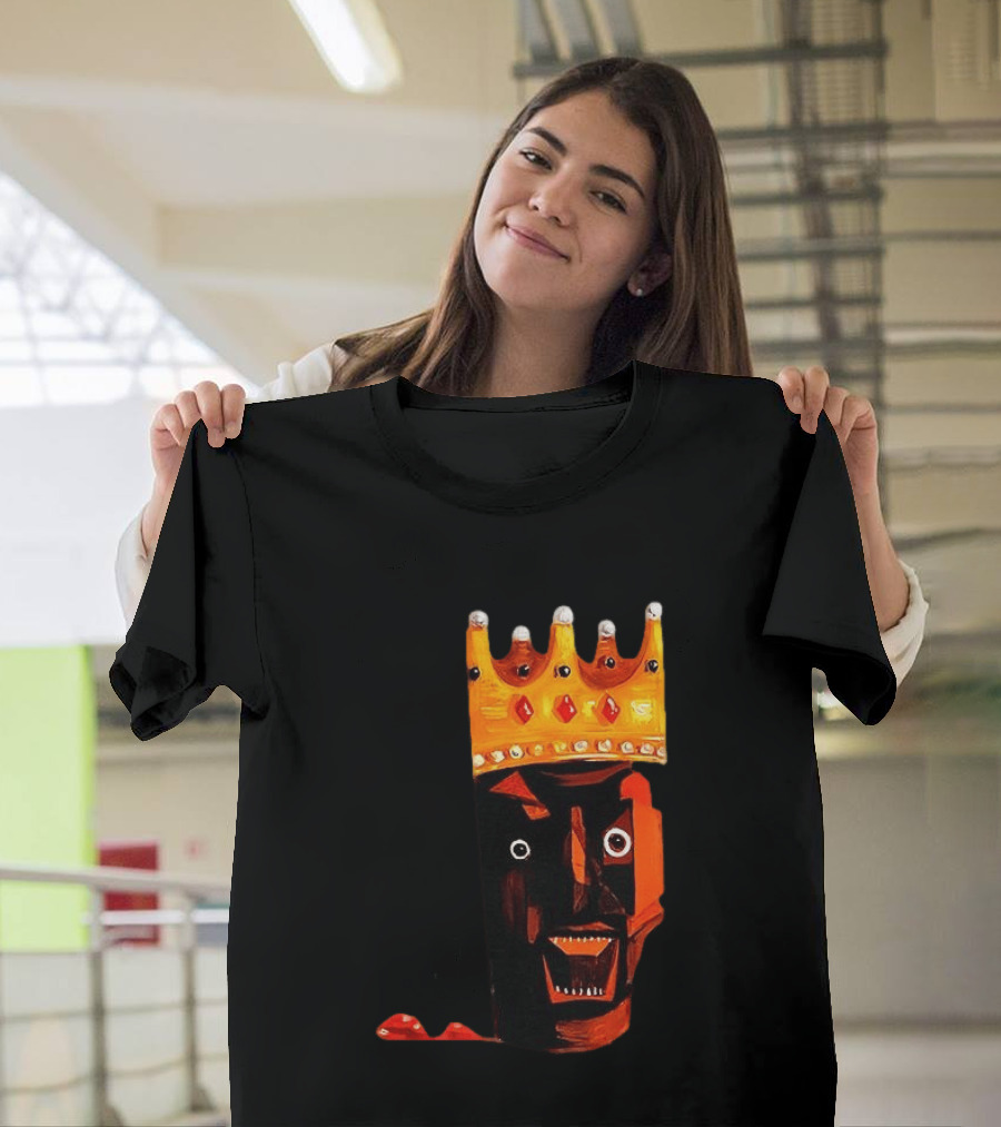 Ye At Coachella King Crowned Abstract Face T-Shirt