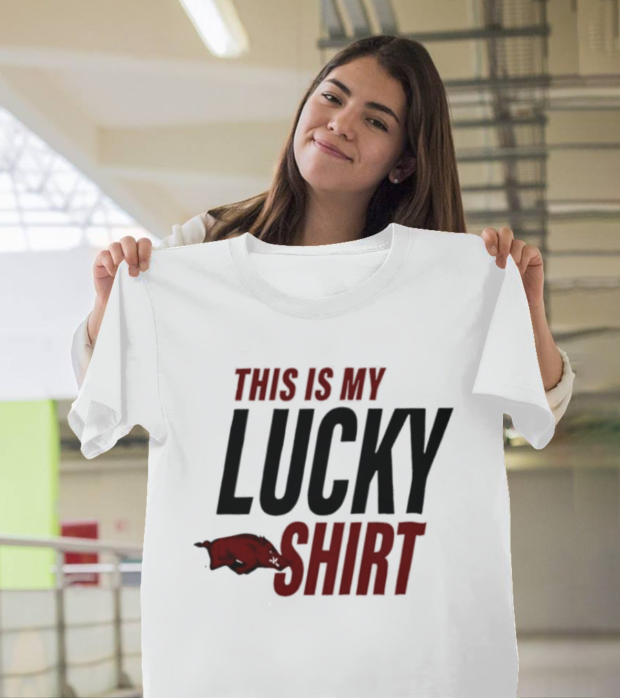 Arkansas Razorbacks This Is My Lucky Hog T-Shirt