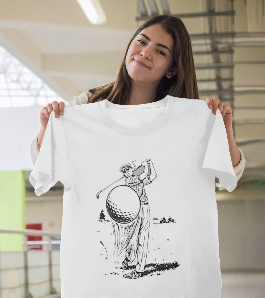 Golfer Evolution Vintage Swinging Champion T-Shirt
