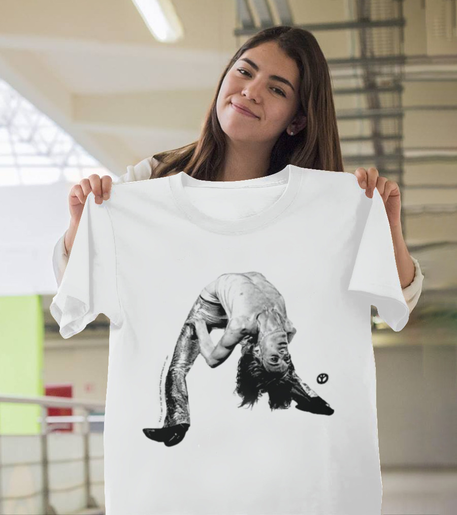 Iggy Pop Coachella 2026 Legendary Iconic Performance Backbend Glam Fashion T-Shirt