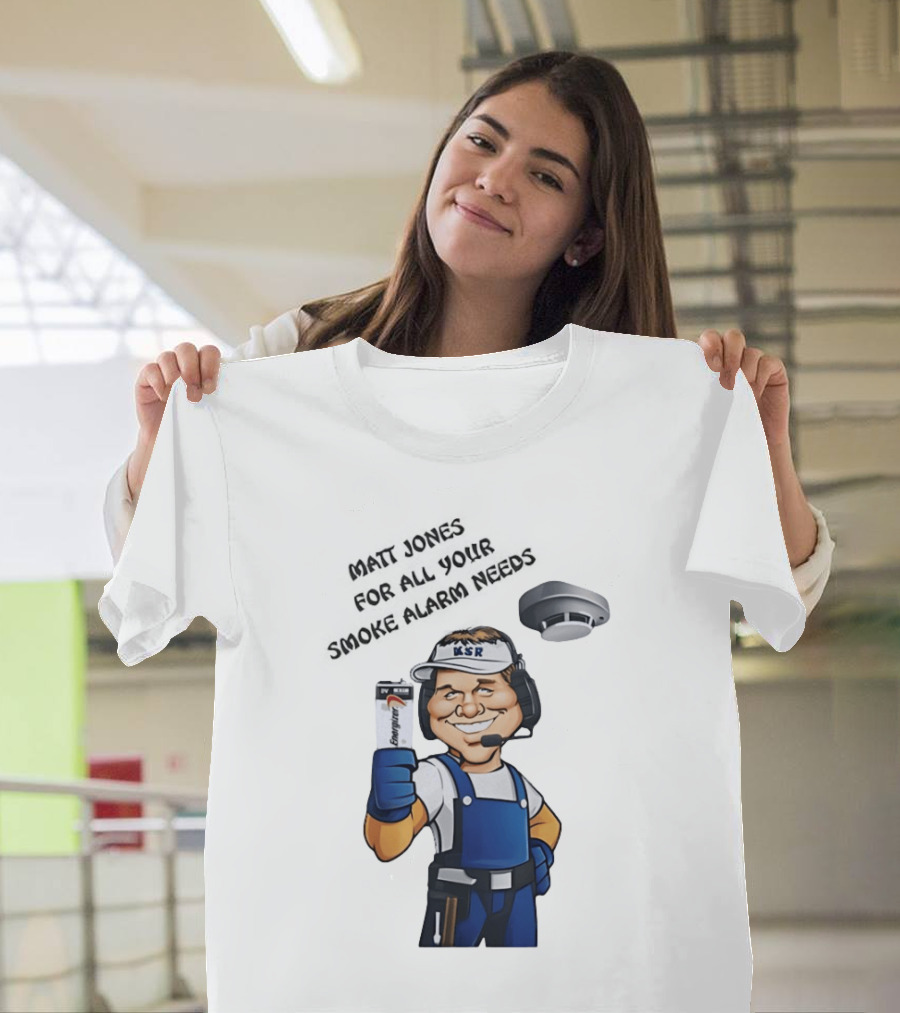 Matt Jones Smoke Alarm Expert KSR Kentucky Sports Radio T-Shirt
