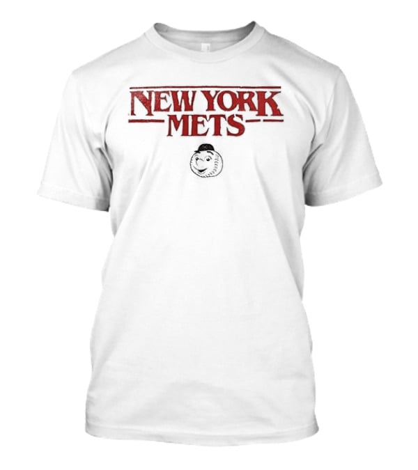 New York Mets Stranger Things Collaboration With Baseball And Upside Down T-Shirt