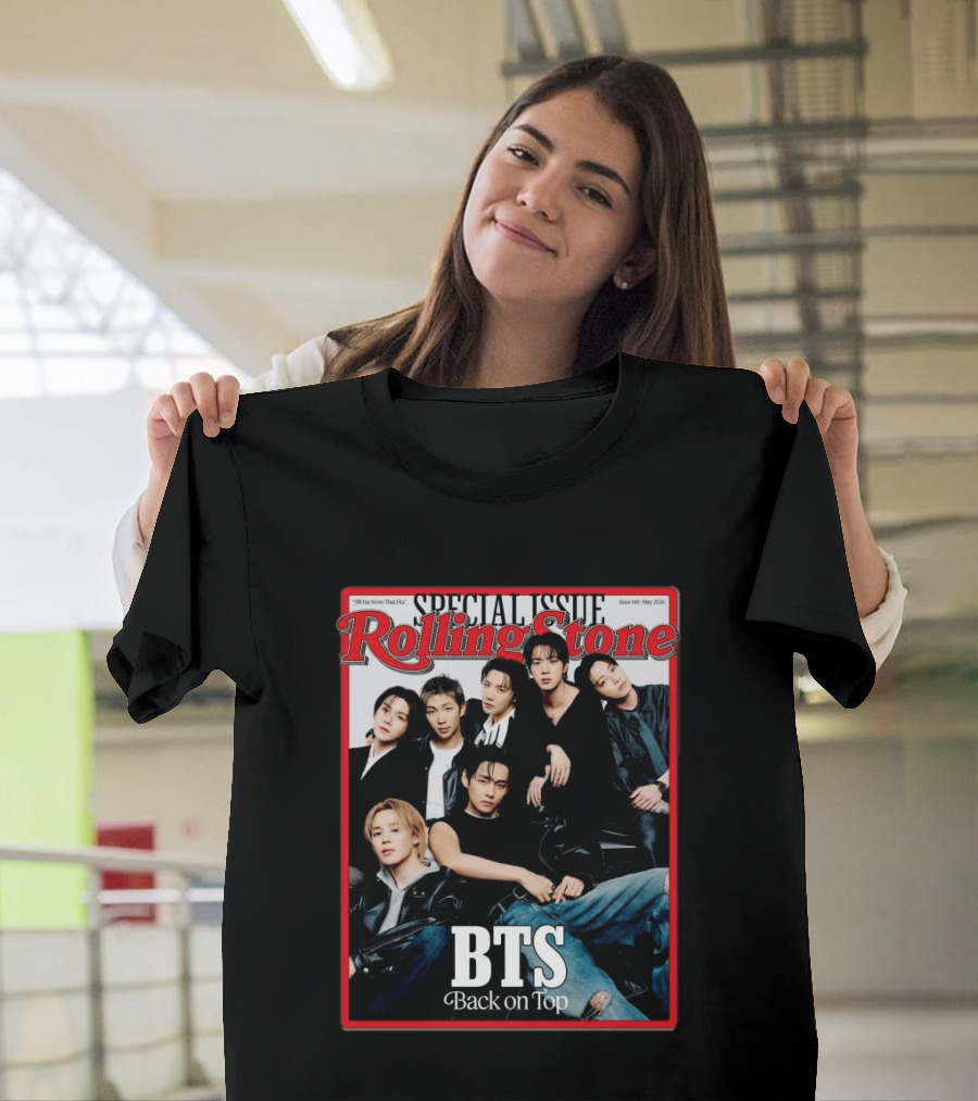 Rolling Stone Special Issue BTS Back On Top T-Shirt