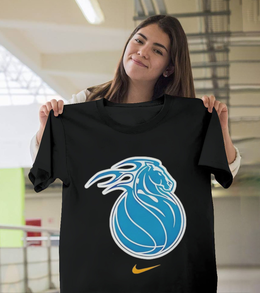 Detroit Pistons City Edition 2025 26 Nike Basketball Horse Concept T-Shirt