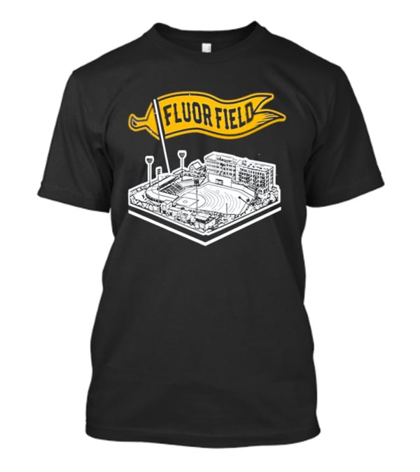 Fluor Field Greenville Drive Baseball Stadium Flag T-Shirt