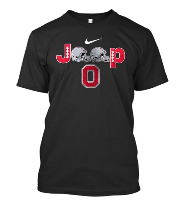 Ohio State Buckeyes Jeep Football Helmets Nike O T-Shirt