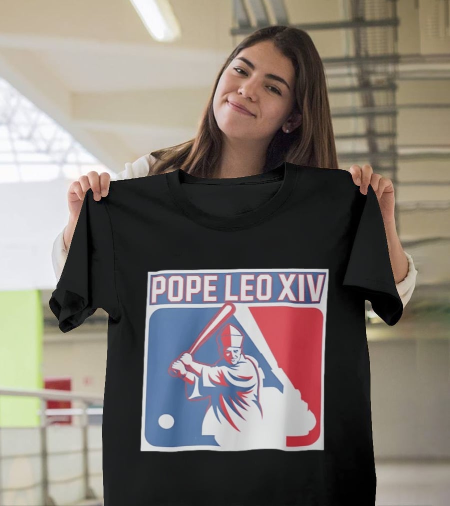 Pope Leo XIV Baseball Catholic MLB T-Shirt