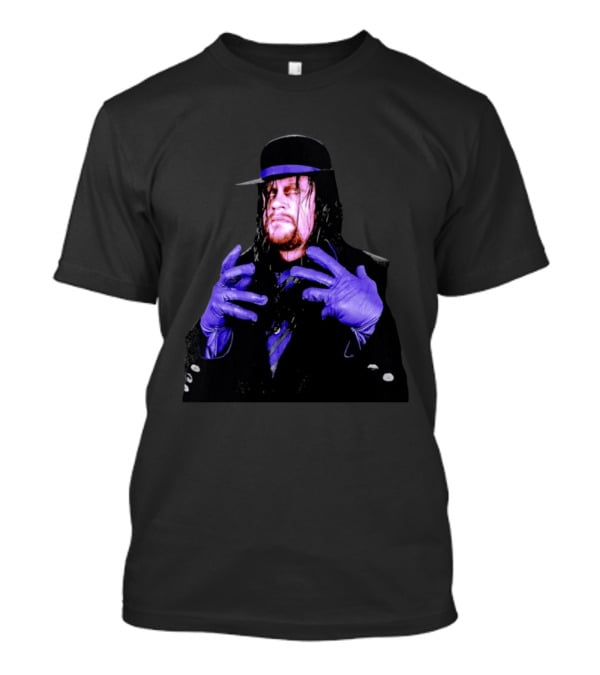WrestleMania 42 The Undertaker Purple Gloves Iconic Wrestling Legend T-Shirt