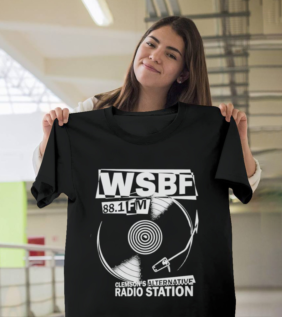 WSBF 88.1 FM Clemson's Alternative Radio Station T-Shirt